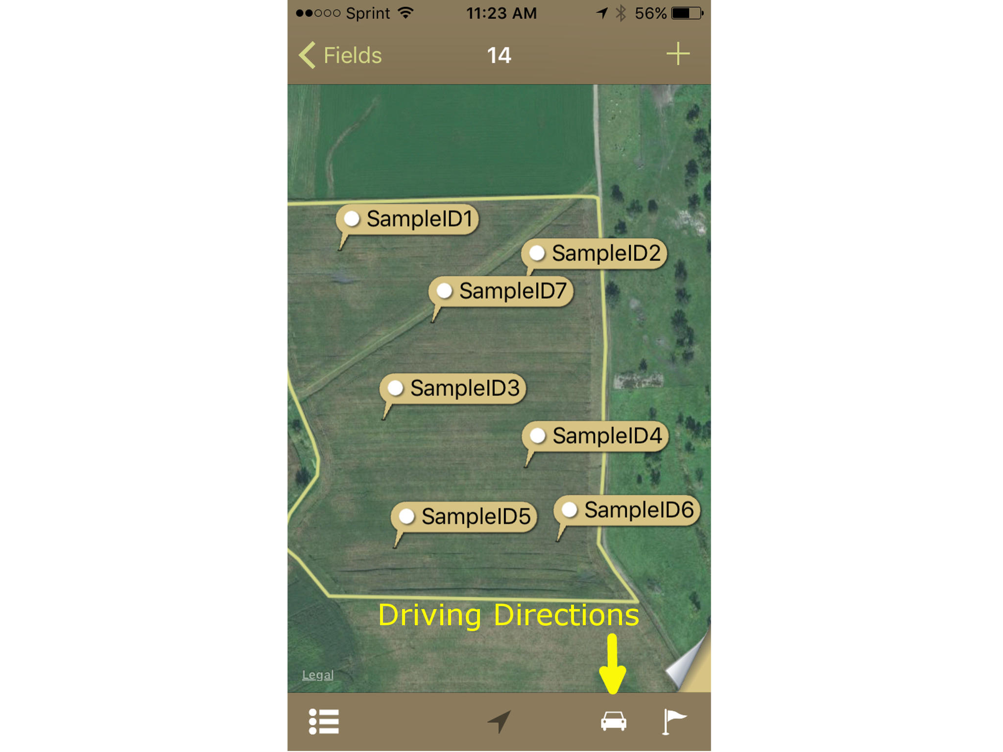 Turn by Turn Directions in iPhone Sampling App